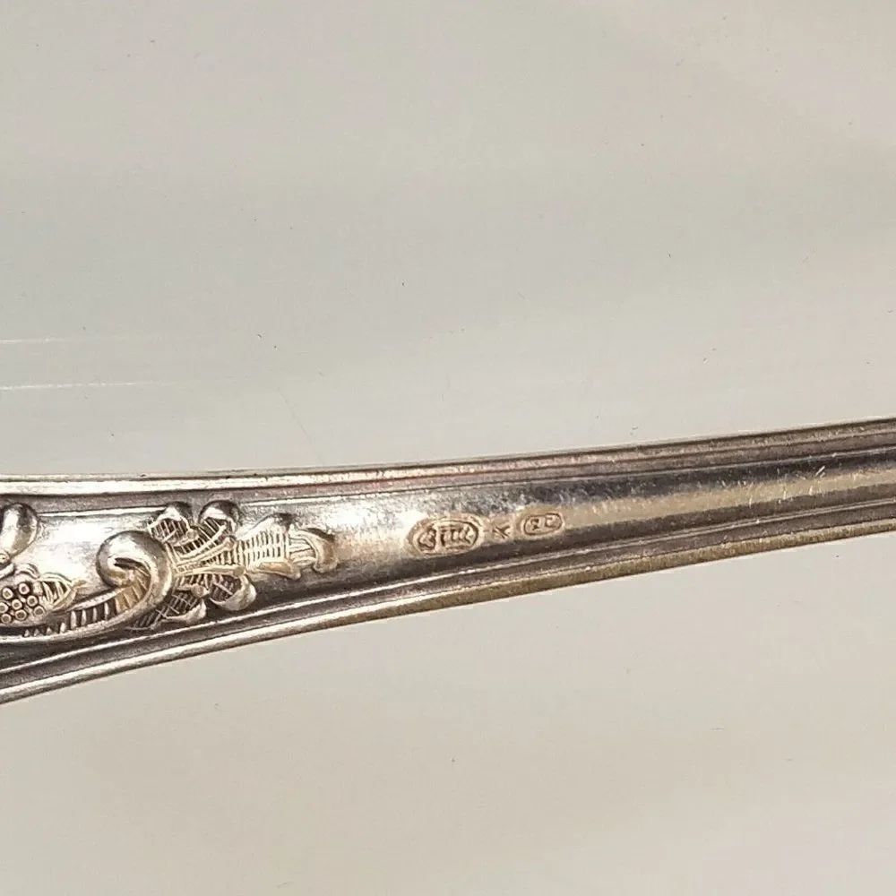 Antique Fork Silverplate Non US Unidentified Pattern Maker